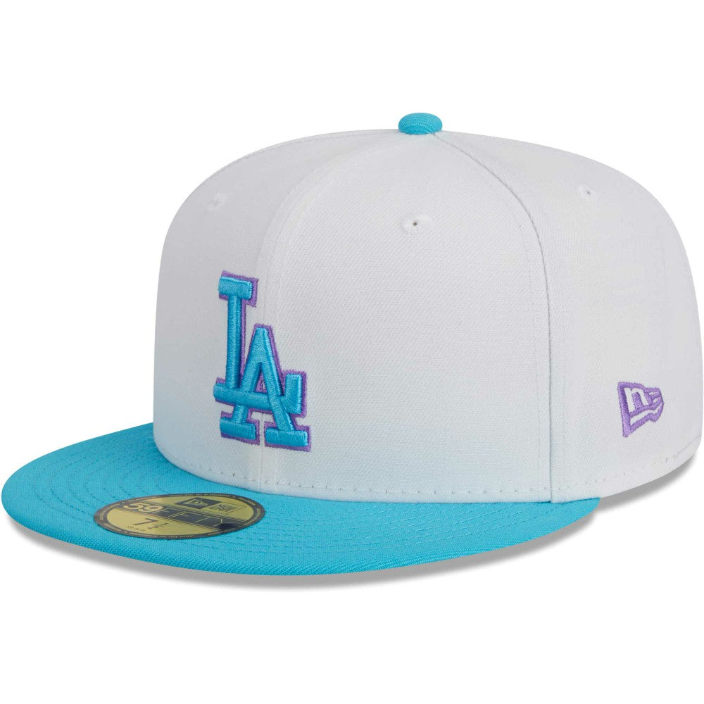 Los Angeles Dodgers New Era  Vice 59FIFTY Fitted Hat - White Hats
