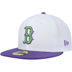 Boston Red Sox New Era  Side Patch 59FIFTY Fitted Hat - White Hats