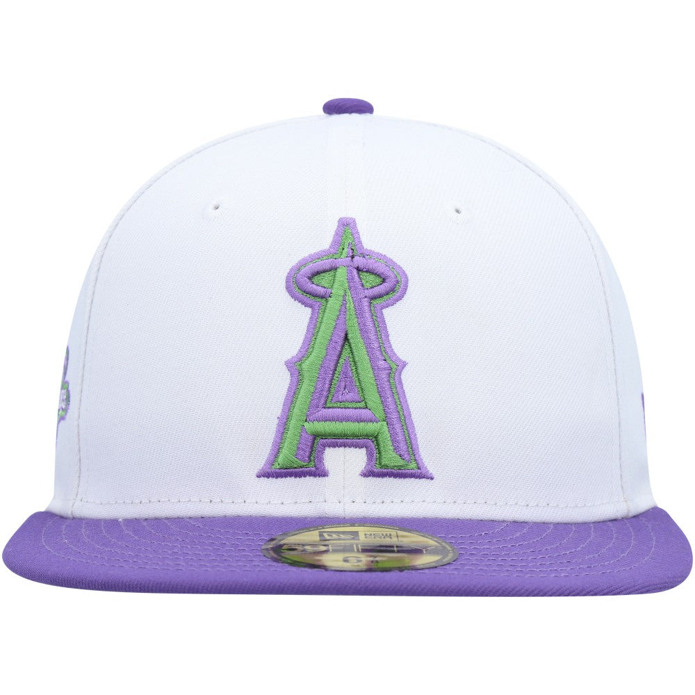 Los Angeles Angels New Era 2002 World Series Side Patch 59FIFTY Fitted Hat - White Hats