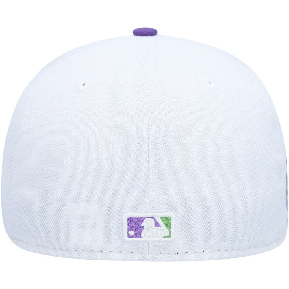 San Diego Padres New Era 50th Anniversary Side Patch 59FIFTY Fitted Hat - White Hats