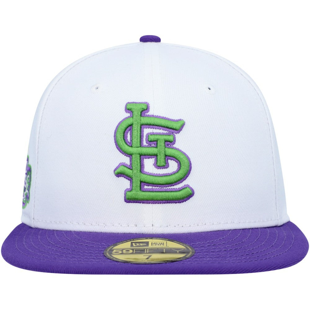 St. Louis Cardinals New Era 2011 World Series Side Patch 59FIFTY Fitted Hat - White Hats
