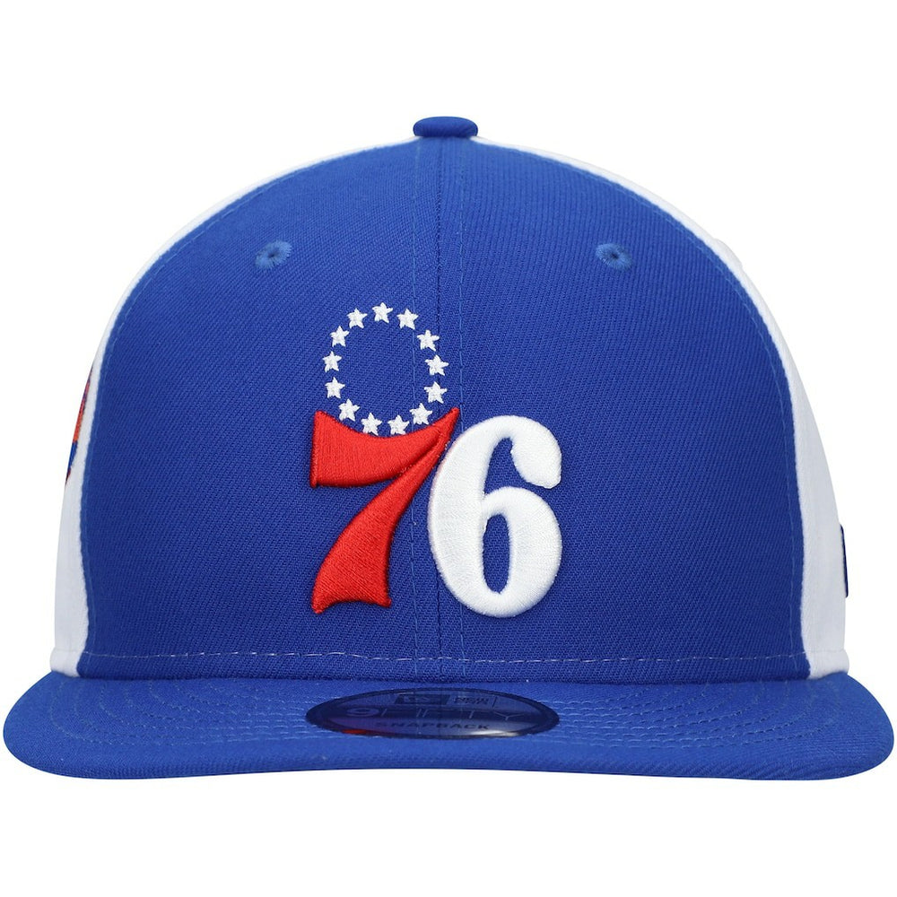 Philadelphia 76ers Pop Panels 9FIFTY Snapback Hat Royal