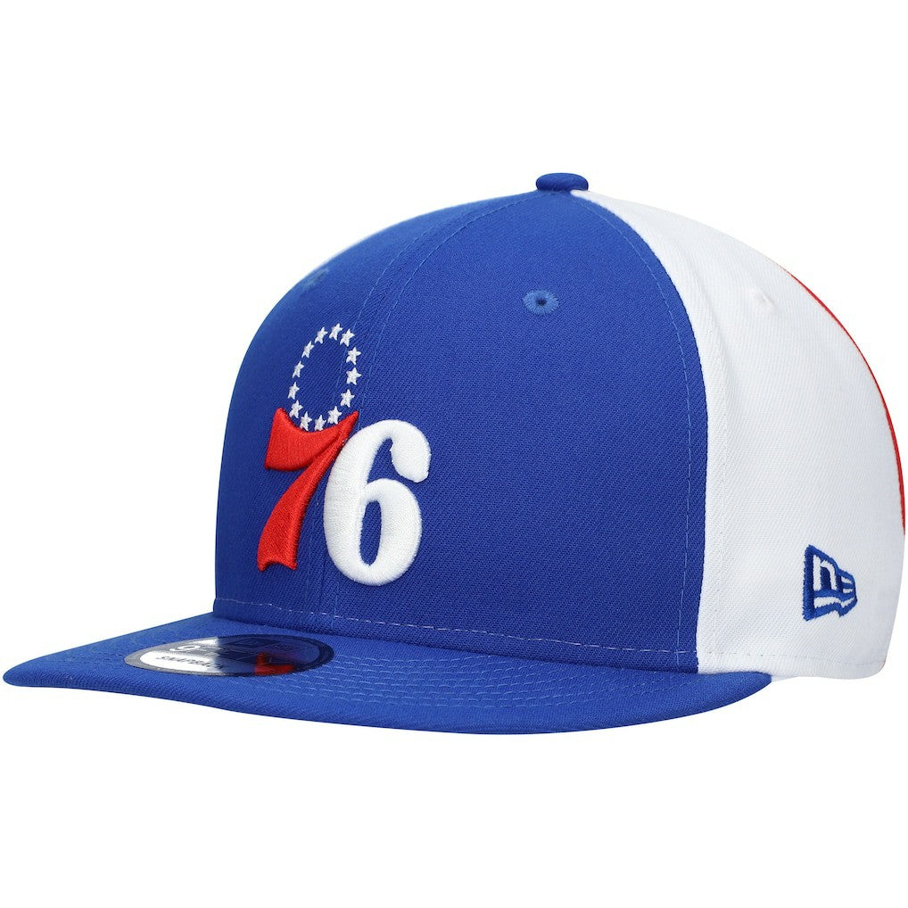 Philadelphia 76ers Pop Panels 9FIFTY Snapback Hat Royal
