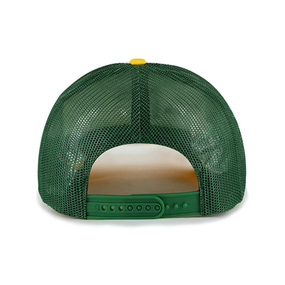 Athletics '47 Foam Front Script Trucker Snapback Hat - White Hats