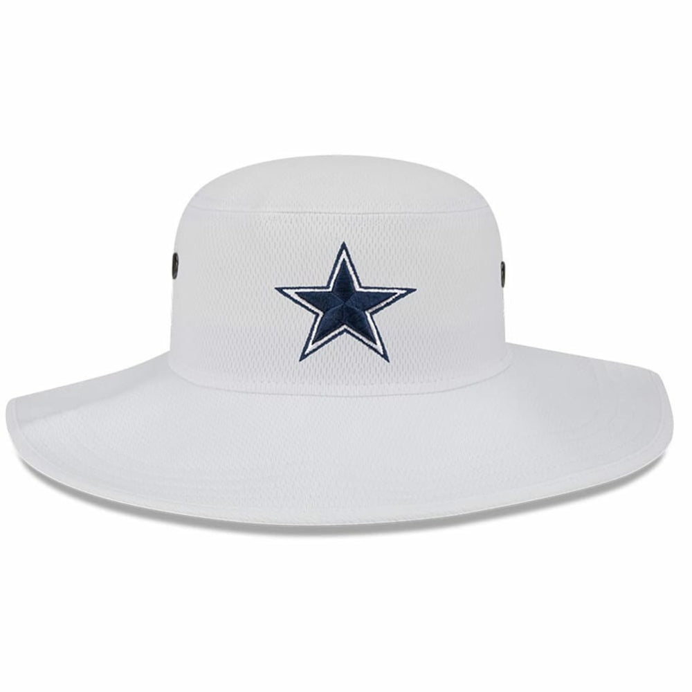 Dallas Cowboys New Era 2023 NFL Training Camp Panama Bucket Hat White