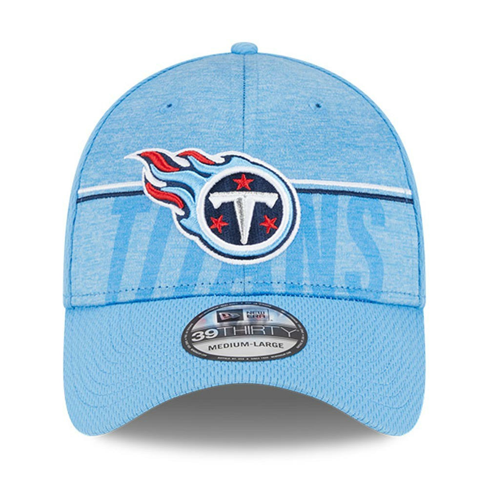 Tennessee Titans New Era 2023 NFL Training Camp 39THIRTY Flex Hat Light Blue