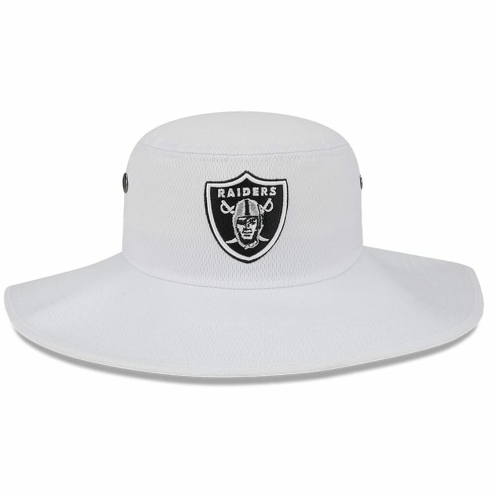 Las Vegas Raiders New Era 2023 NFL Training Camp Panama Bucket Hat White