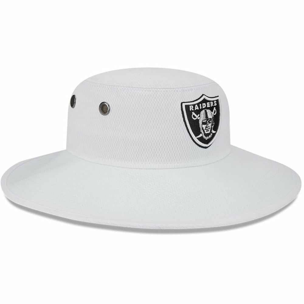 Las Vegas Raiders New Era 2023 NFL Training Camp Panama Bucket Hat White