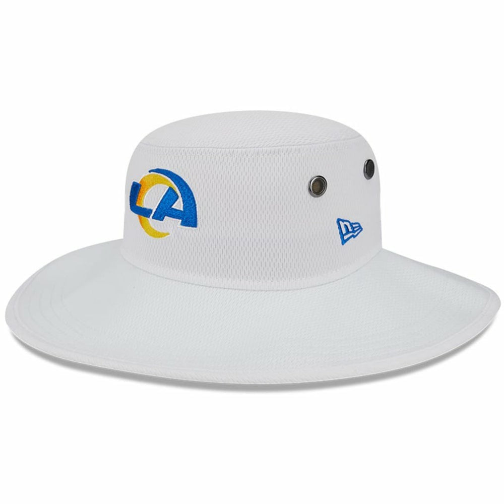 Los Angeles Rams New Era 2023 NFL Training Camp Panama Bucket Hat White