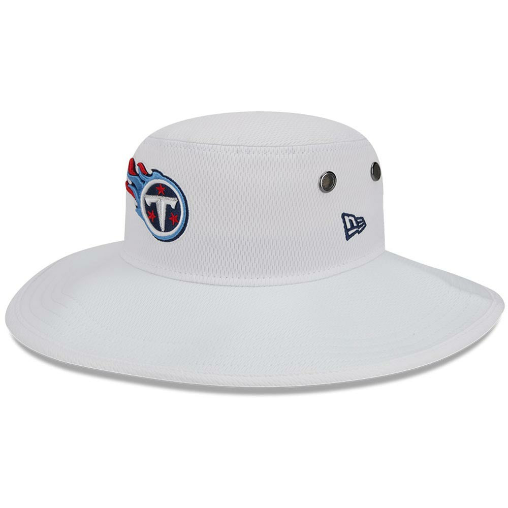Tennessee Titans New Era 2023 NFL Training Camp Panama Bucket Hat White