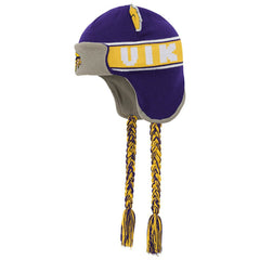 Minnesota Vikings Youth Wordmark Ears Trooper Knit Hat Purple