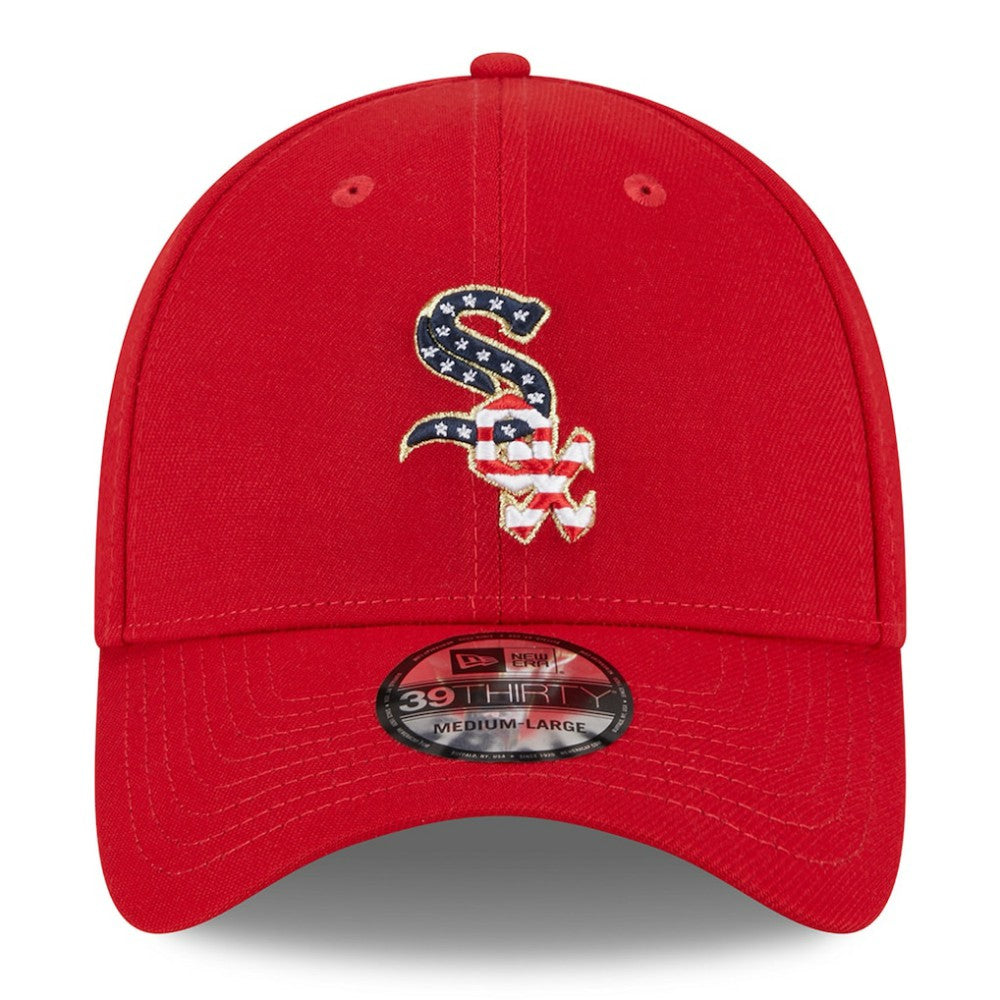 Chicago White Sox New Era 2023 Fourth of July 39THIRTY Flex Hat - Red Hats