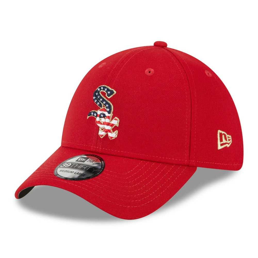 Chicago White Sox New Era 2023 Fourth of July 39THIRTY Flex Hat - Red Hats
