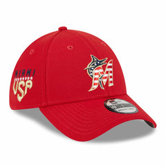 Miami Marlins New Era 2023 Fourth of July 39THIRTY Flex Hat - Red Hats