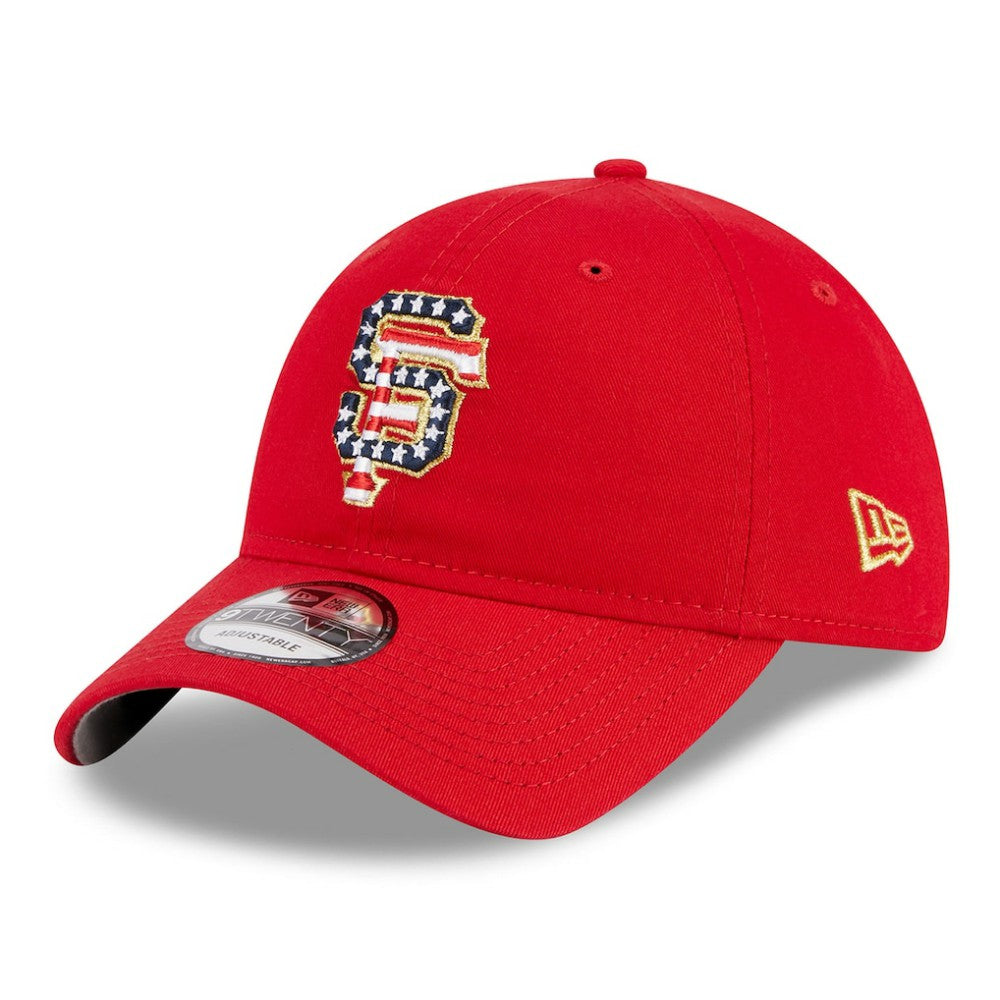 San Francisco Giants New Era 2023 Fourth of July 9TWENTY Adjustable Hat - Red Hats