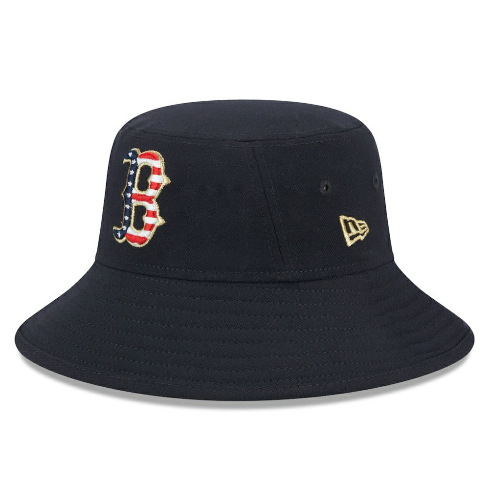 Boston Red Sox New Era 2023 Fourth of July Bucket Hat - Navy Hats