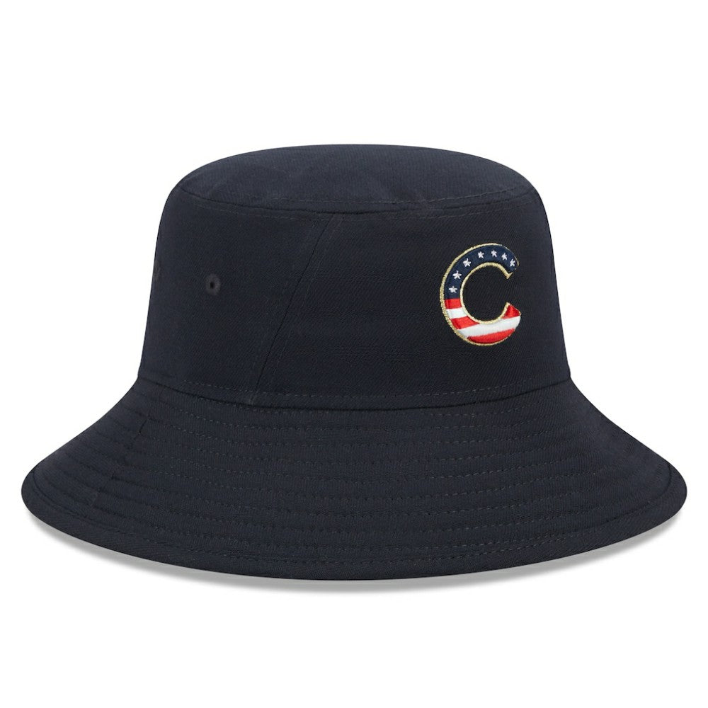 Chicago Cubs New Era 2023 Fourth of July Bucket Hat - Navy Hats