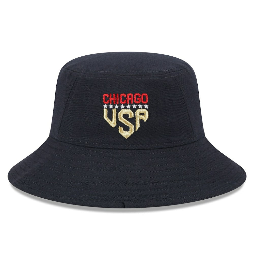 Chicago Cubs New Era 2023 Fourth of July Bucket Hat - Navy Hats