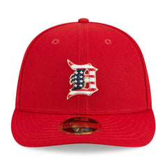 Detroit Tigers New Era 2023 Fourth of July Low Profile 59FIFTY Fitted Hat - Red Hats