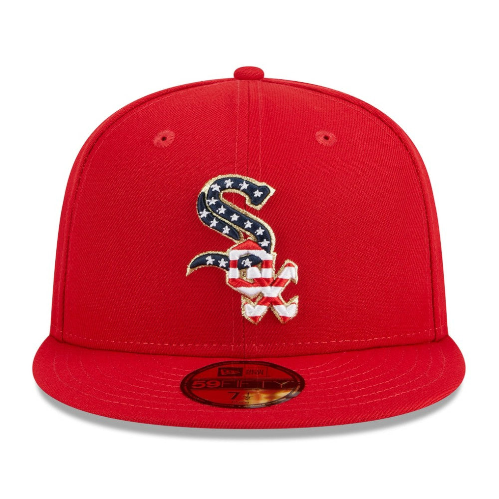 Chicago White Sox New Era 2023 Fourth of July 59FIFTY Fitted Hat - Red Hats