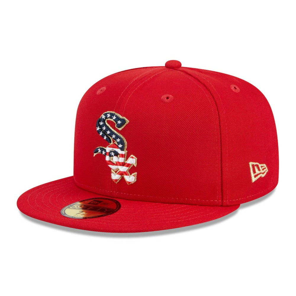 Chicago White Sox New Era 2023 Fourth of July 59FIFTY Fitted Hat - Red Hats