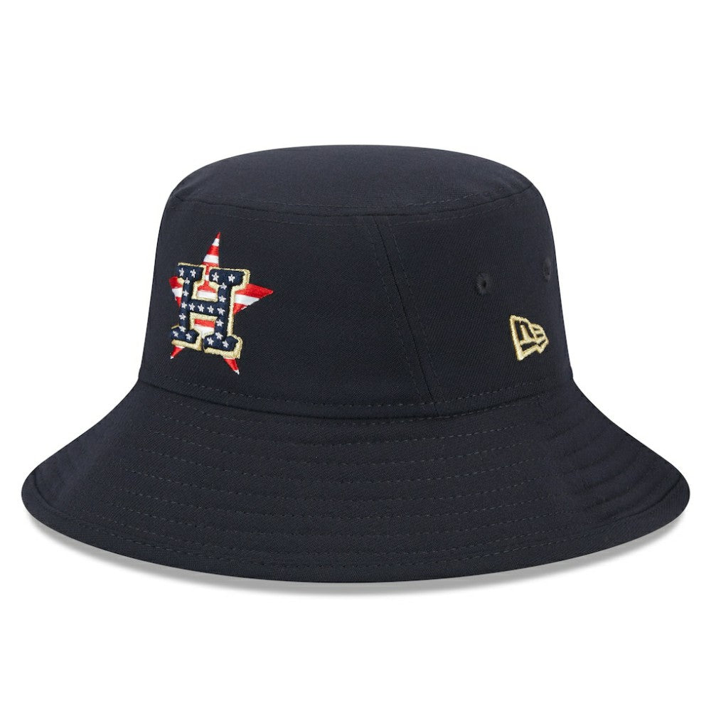 Houston Astros New Era 2023 Fourth of July Bucket Hat - Navy Hats