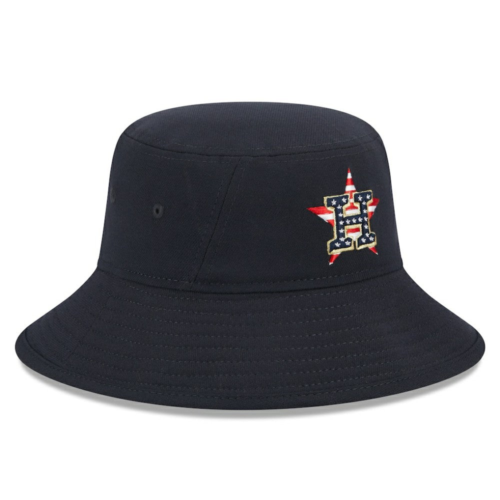 Houston Astros New Era 2023 Fourth of July Bucket Hat - Navy Hats