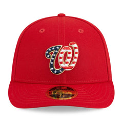 Washington Nationals New Era 2023 Fourth of July Low Profile 59FIFTY Fitted Hat - Red Hats