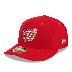 Washington Nationals New Era 2023 Fourth of July Low Profile 59FIFTY Fitted Hat - Red Hats