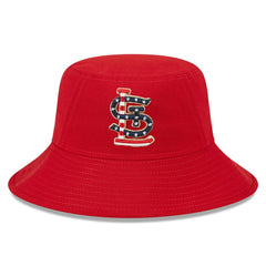 St. Louis Cardinals New Era 2023 Fourth of July Bucket Hat - Red Hats