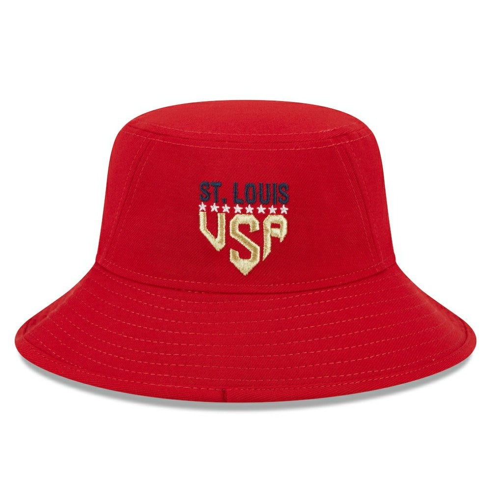 St. Louis Cardinals New Era 2023 Fourth of July Bucket Hat - Red Hats