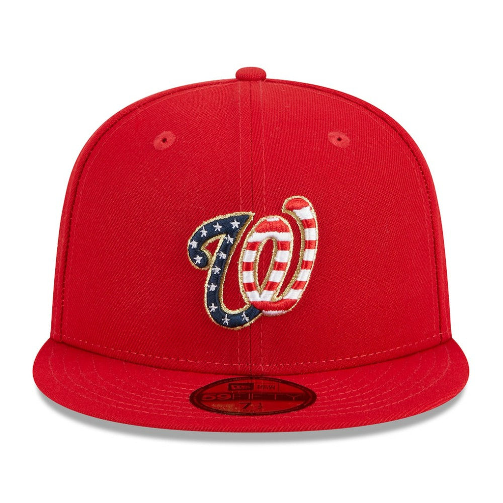 Washington Nationals New Era 2023 Fourth of July 59FIFTY Fitted Hat - Red Hats