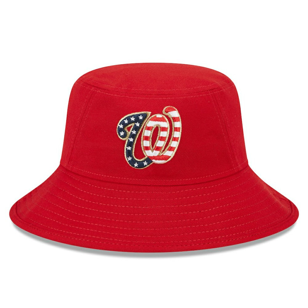 Washington Nationals New Era 2023 Fourth of July Bucket Hat - Red Hats
