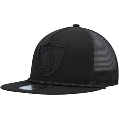 Las Vegas Raiders New Era Illumination Golfer Snapback Trucker Hat Black
