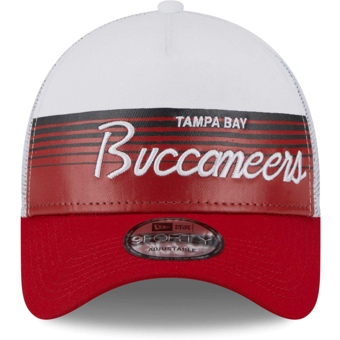 Tampa Bay Buccaneers New Era Horizon A-Frame 9FORTY Snapback Hat Scarlet