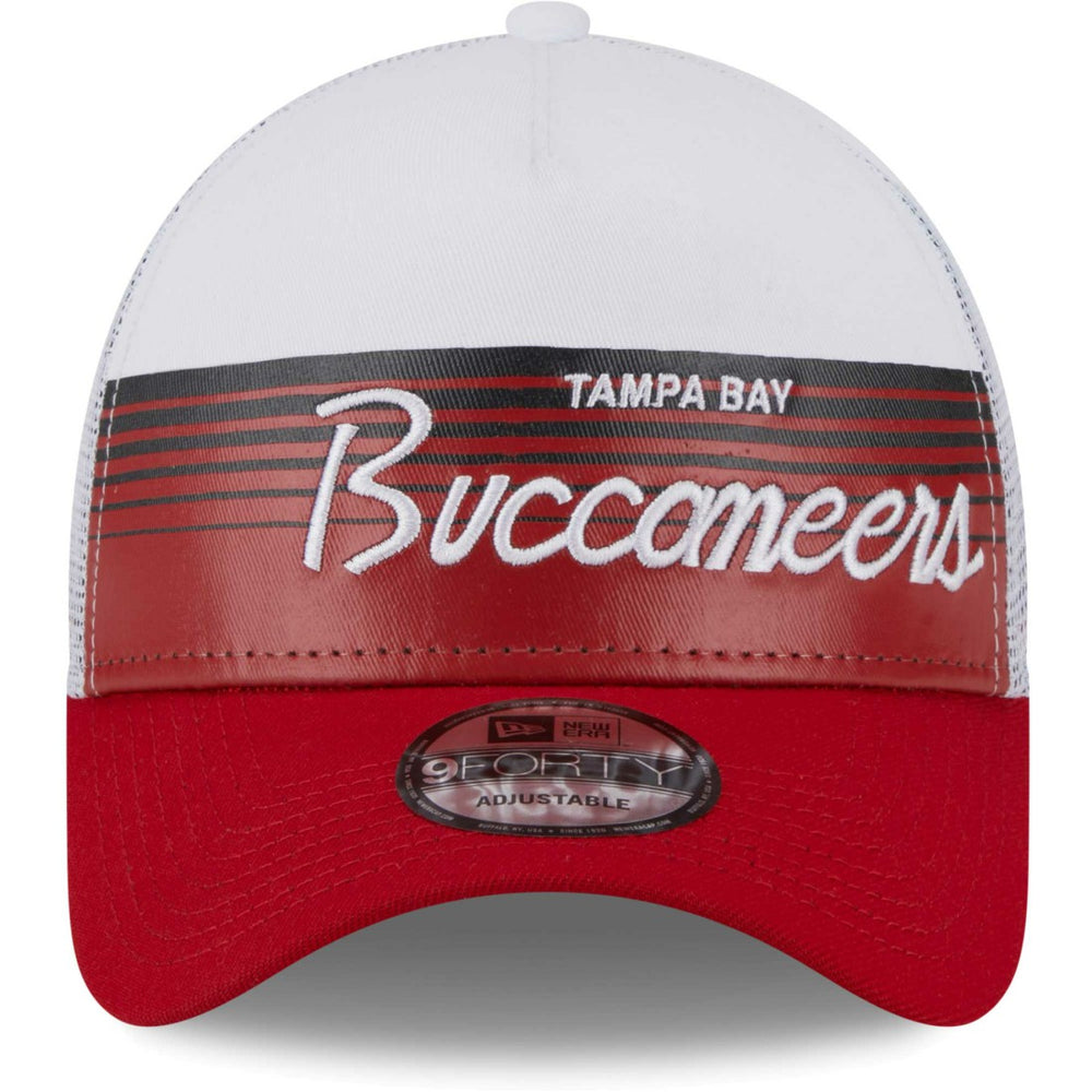 Tampa Bay Buccaneers New Era Horizon A-Frame 9FORTY Snapback Hat Scarlet