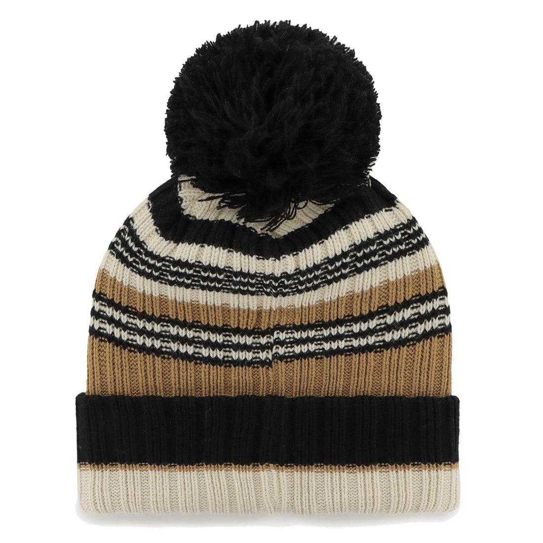 New York Jets '47 Women's Barista Cuffed Knit Hat with Pom Natural