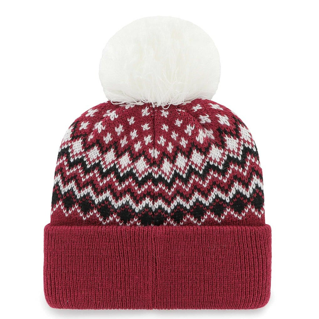 Arizona Cardinals '47 Women's Elsa Cuffed Knit Hat with Pom Cardinal