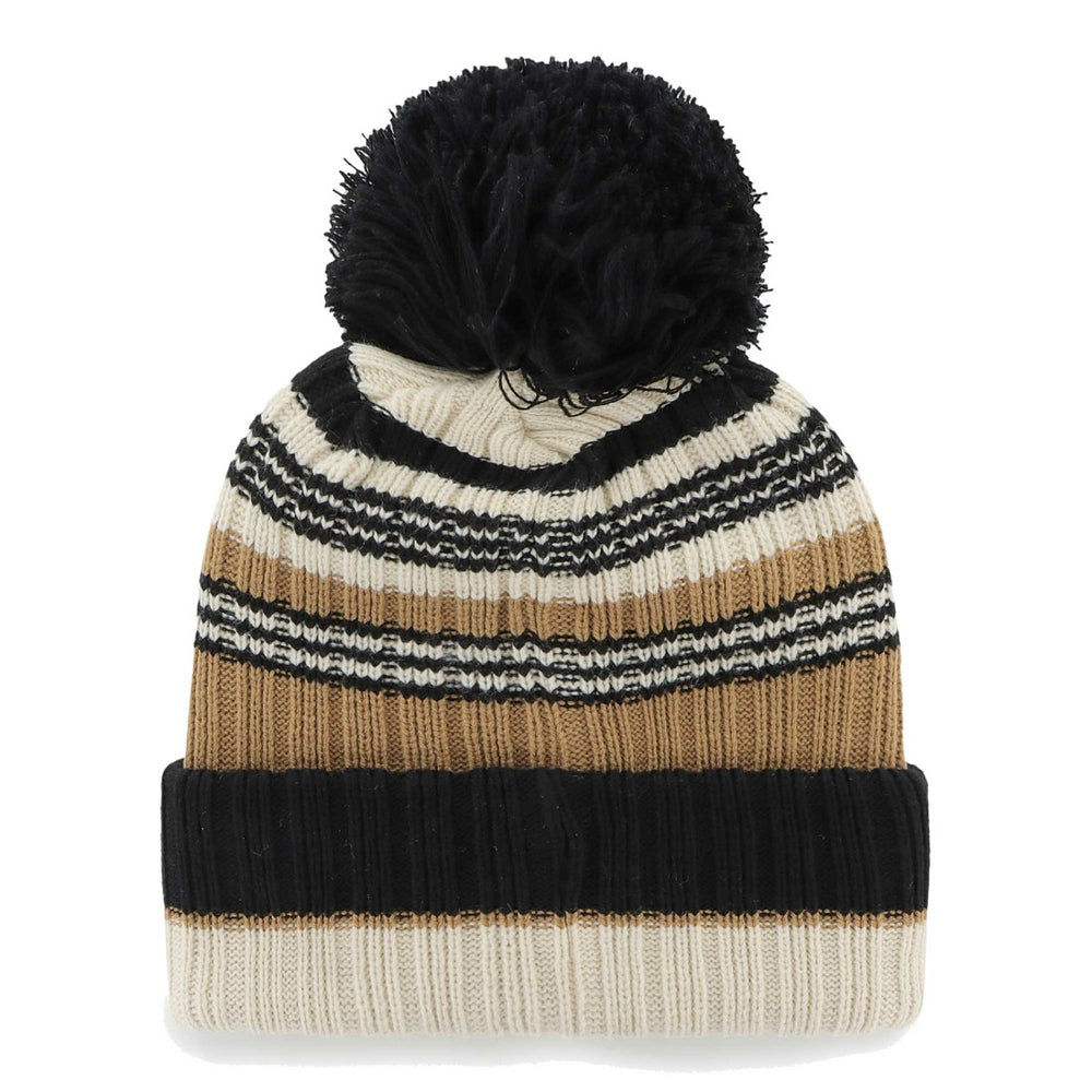 Tampa Bay Buccaneers '47 Women's Barista Cuffed Knit Hat with Pom Natural