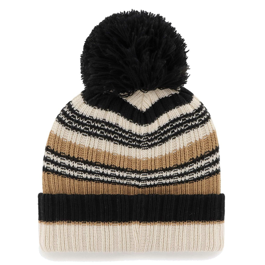 Tennessee Titans '47 Women's Barista Cuffed Knit Hat with Pom Natural