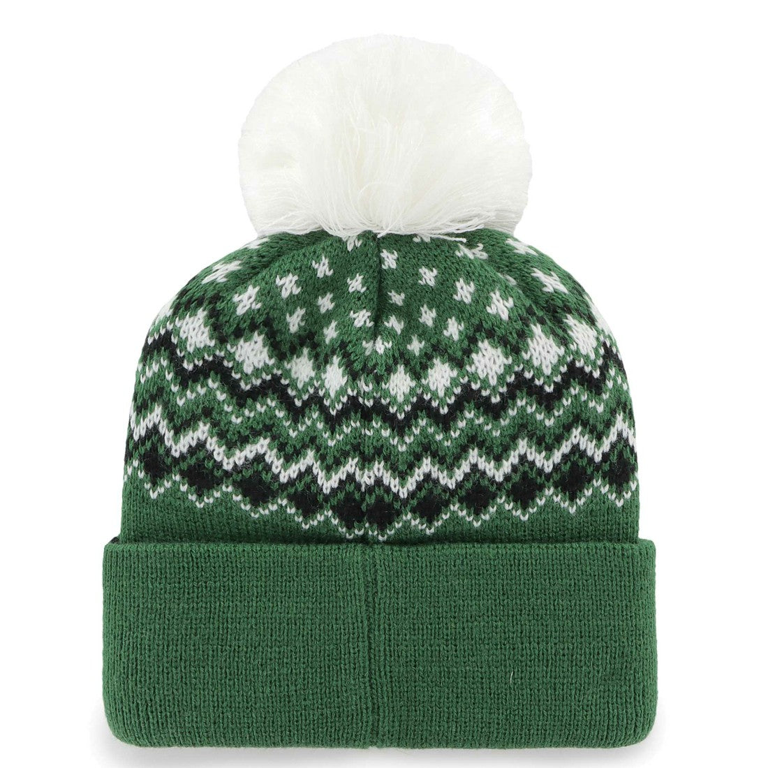 New York Jets '47 Women's Elsa Cuffed Knit Hat with Pom Green