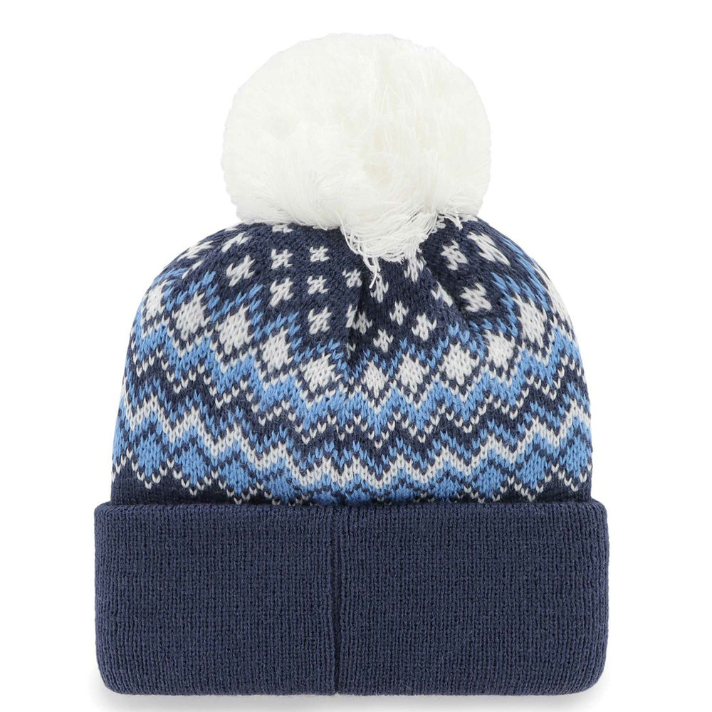 Tennessee Titans '47 Women's Elsa Cuffed Knit Hat with Pom Navy