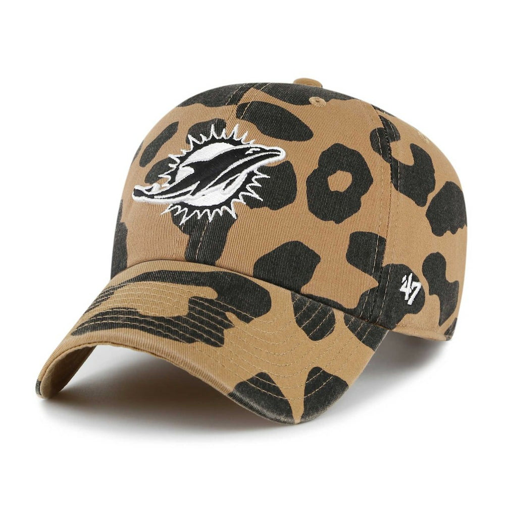 Miami Dolphins '47 Women's Rosette Clean Up Adjustable Hat Tan