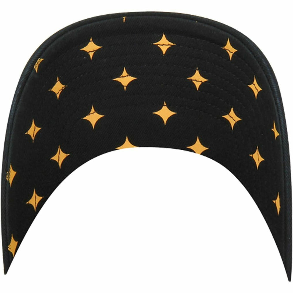 Pittsburgh Steelers '47 Women's Confetti Icon Clean Up Adjustable Hat Black
