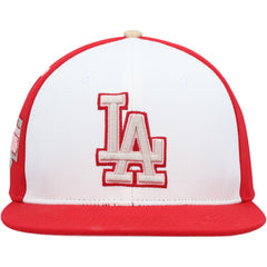 Los Angeles Dodgers Pro Standard Strawberry Ice Cream Drip Snapback Hat - White/Red Hats
