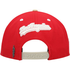 Los Angeles Dodgers Pro Standard Strawberry Ice Cream Drip Snapback Hat - White/Red Hats