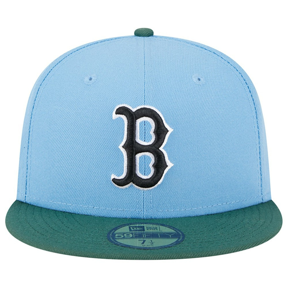 Boston Red Sox New Era 2007 World Series 59FIFTY Fitted Hat - Sky Blue/Cilantro Hats