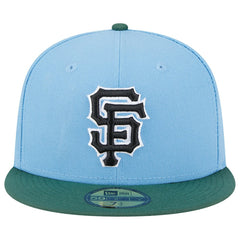 San Francisco Giants New Era 2002 World Series 59FIFTY Fitted Hat - Sky Blue/Cilantro Hats