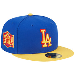 Los Angeles Dodgers New Era Empire 59FIFTY Fitted Hat - Royal/Yellow Hats