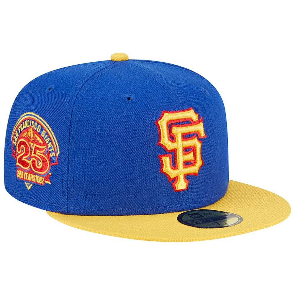 San Francisco Giants New Era Empire 59FIFTY Fitted Hat - Royal/Yellow Hats